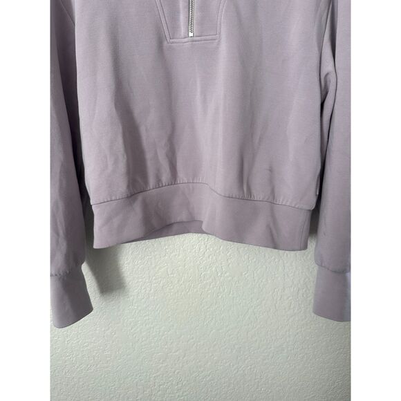 Varley Davidson Sweatshirt Raindrops Size Small Purple Lavender - Picture 4 of 10